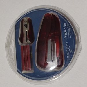 2/$15 Stapler Set Red